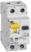 Автоматический выключатель дифференциального тока АВДТ32EM C32 100мА | код MVD14-1-032-C-100 | IEK 